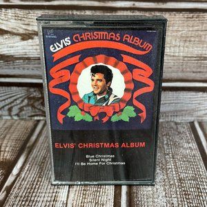 Vintage ELVIS PRESLEY Elvis' Christmas Album 1985 RCA Cassette Tape RCA Records